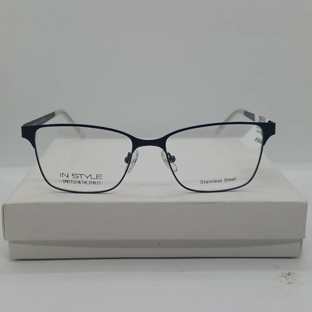 NWT MEN'S IN STYLE EYEGLASS FRAMES ISAF14 BLACK